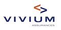 Logo de Vivium Assurances avec un design moderne et coloré, représentant un assureur professionnel.