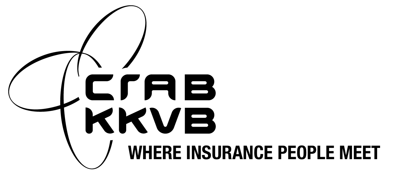 Logo de CRAB KKV, avec le texte « WHERE INSURANCE PEOPLE MEET ».